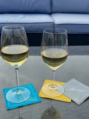 The Real Teal Cocktail Napkin Roll Toasting With Tara
