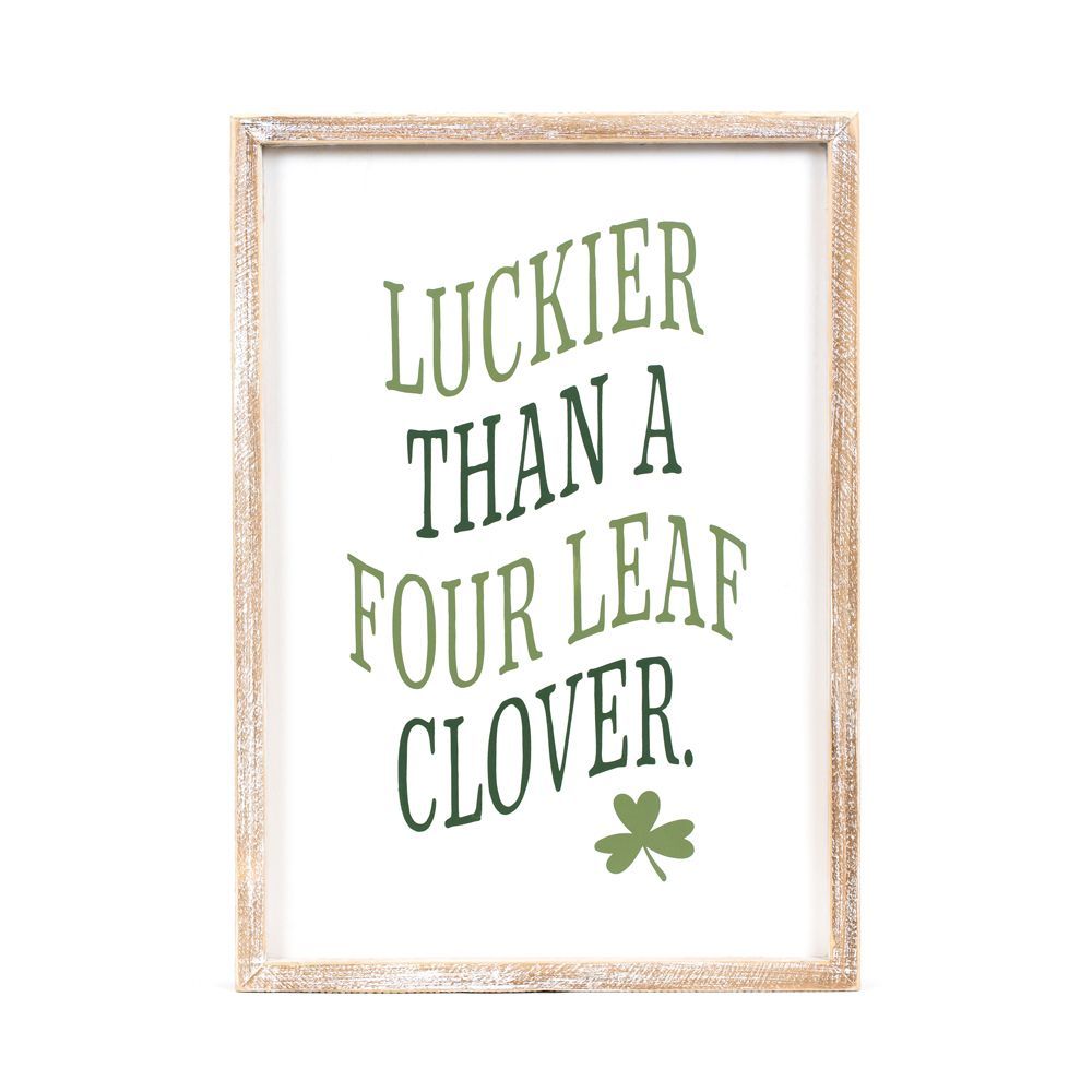 Wood Frame Sign (Clover) – Opal and Olive