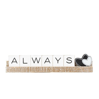 Wood Ledgie Kit (Always) Wh/Bk Adams Ledgie Adams & Co.