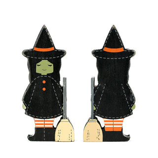 Chunky Wood Shape (Witch) Adams Fall Adams & Co.