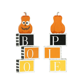 Rvs Wood Blocks (Boo/Pie) Adams Fall Adams & Co.