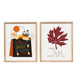 Rvs Wood Frame Sign (Halloween/Fall) Adams Fall Adams & Co.