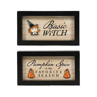 Rvs Wood Frame Sign (Witch/Spice) Adams Fall Adams & Co.