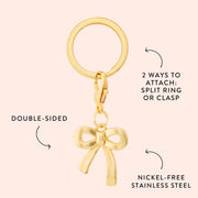 Gold Bow Collar Charm The Foggy Dog