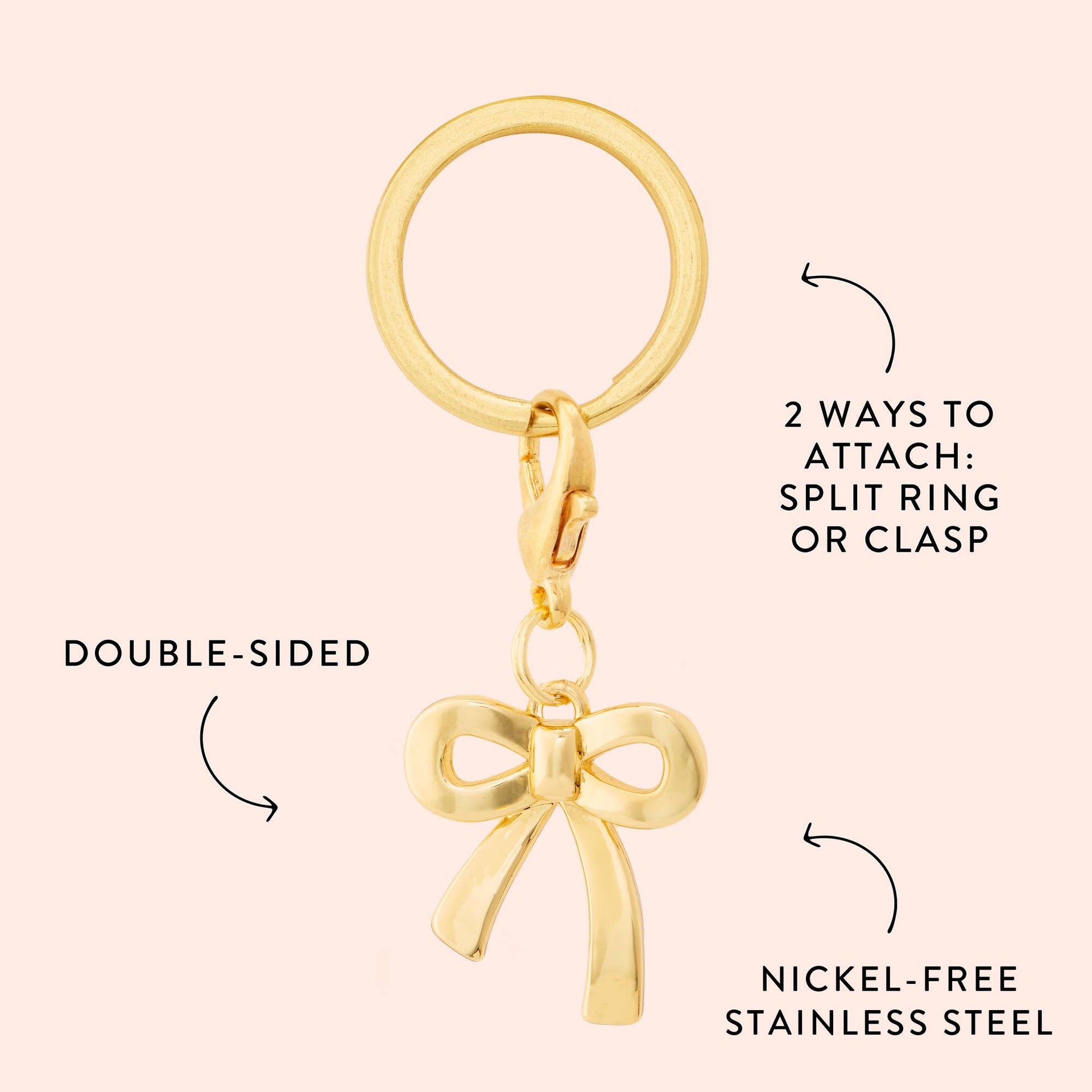 Gold Bow Collar Charm The Foggy Dog