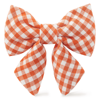 Cider Gingham Lady Dog Bow The Foggy Dog