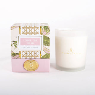 Under the Palms 5.6oz Soy Wax Candle 8 Oak Lane