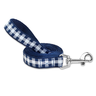 Picnic Plaid (Navy) - Dog Leash Dog & Me Small