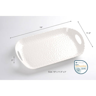 Rectangular Tray with Handles  Pampa Bay   