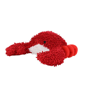 Mighty Microfiber Ball Med Crab red squeaky dog toy