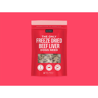The Only Freeze Dried Beef Liver Dogs Need Natural Rapport 4 oz bag
