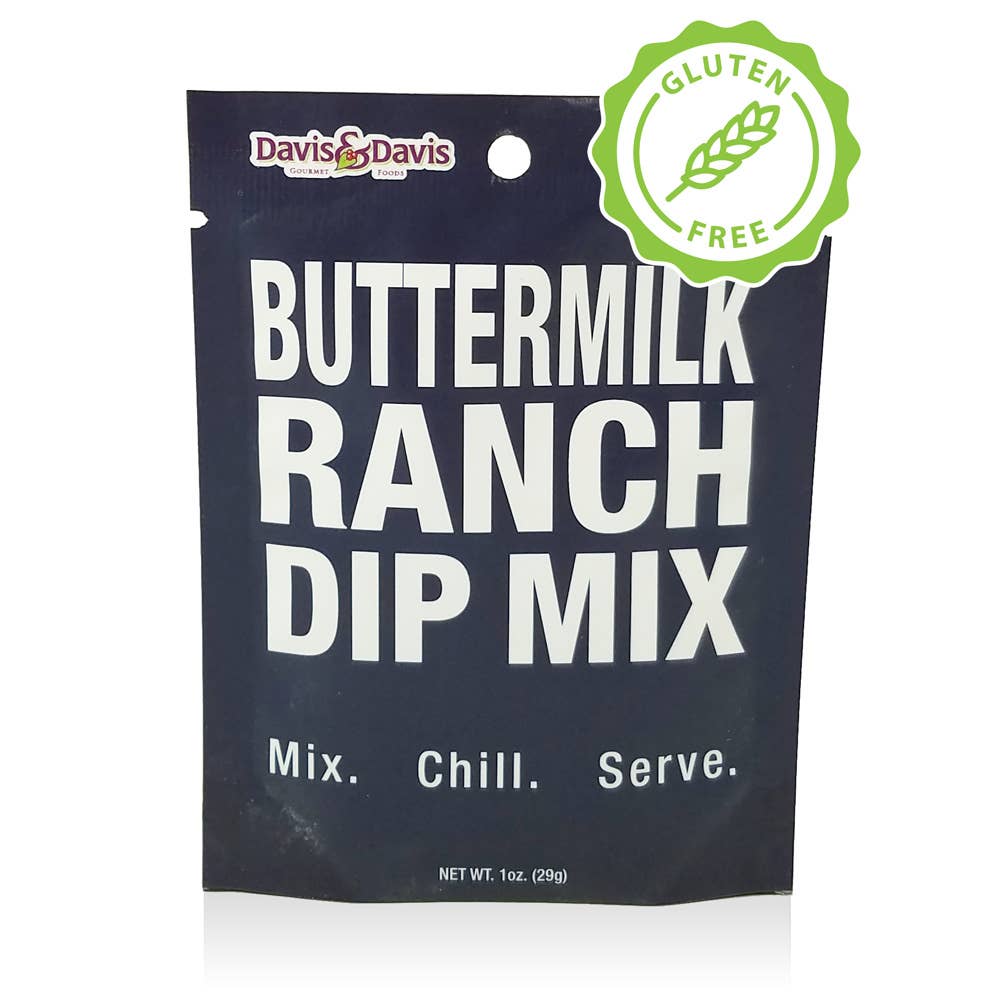 Buttermilk Ranch Dip Mix  Davis & Davis Gourmet Foods   
