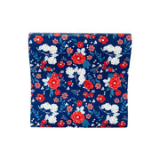 Blue Floral Paper Table Runner  My Mind’s Eye   