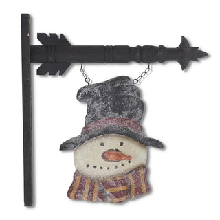 Glitter Snowman in Top Hat Arrow Replacement K&K