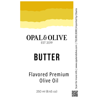 Flavored EVOO - Butter Flavored Olive Oil Opal and Olive   