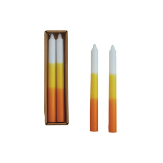 Unscented Taper Candles - Candy Corn  Creative Co-Op   