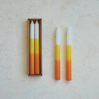 Unscented Taper Candles - Candy Corn  Creative Co-Op   