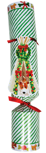 Christmas Cracker - Dog Christmas Teepee - Individual Pet Favor Caspari