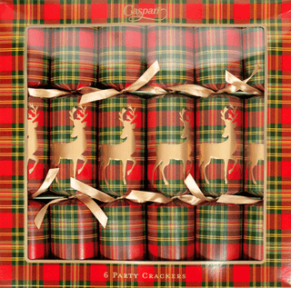 Reindeer Tartan - Christmas Cracker Caspari