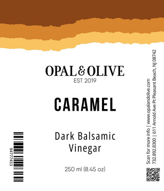 Dark Balsamic Vinegar - Caramel Dark Balsamic Opal and Olive