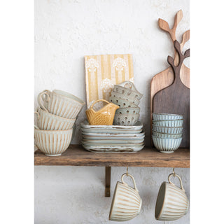 3-3/4H" Stoneware  Bird  Creative Co-Op   
