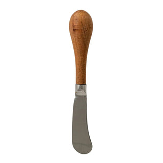 Canape knife by Creative Co-Op with wooden handle and steel blade