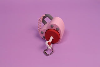 Spinning Lock Fidget Clicker Keychain (Turning Key + Satisfying Click) 3D Prints 3D Prints by Anthony