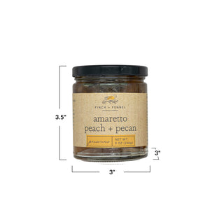 Amaretto Peach Pecan Preserves  Finch & Fennel   