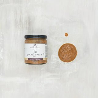 Fig Ground Mustard Dip Mustards Finch & Fennel