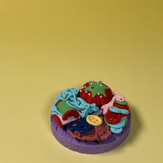 Shortbread Cookie & Sewing Kit Clicker Additional Inserts 3D Prints 3D Prints by Anthony Sewing Kit