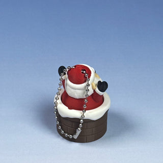 Holiday Santa Chimney Clicker Keychain