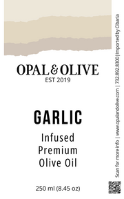 Infused Olive Oil - Garlic Flavored Olive Oil Opal and Olive   