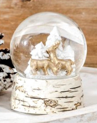Mini Deer/Tree Snowglobes PD Home Deer