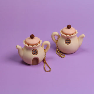 Fairy House Teapot Clicky Fidget Keychain 3D Prints 3D Prints by Anthony