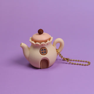 Fairy House Teapot Clicky Fidget Keychain 3D Prints 3D Prints by Anthony