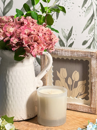 Spring Floral Display Opal and Olive