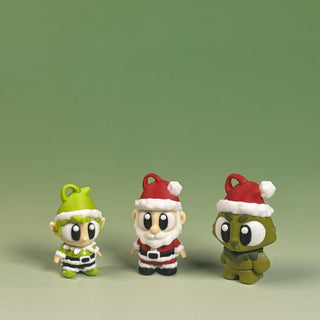 Christmas Crew Wiggle Keychains
