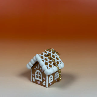 Gingerbread House Clicky Fidget Keychains