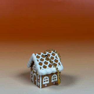 Gingerbread House Clicky Fidget Keychains