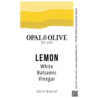 White Balsamic Vinegar - Lemon White Balsamic Opal and Olive   