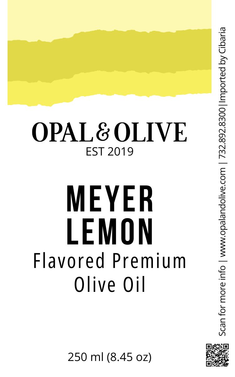 Flavored EVOO - Meyer Lemon Flavored Olive Oil Opal and Olive   
