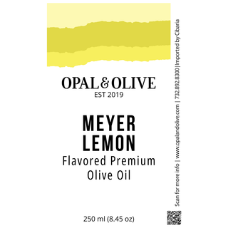 Flavored EVOO - Meyer Lemon Flavored Olive Oil Opal and Olive   