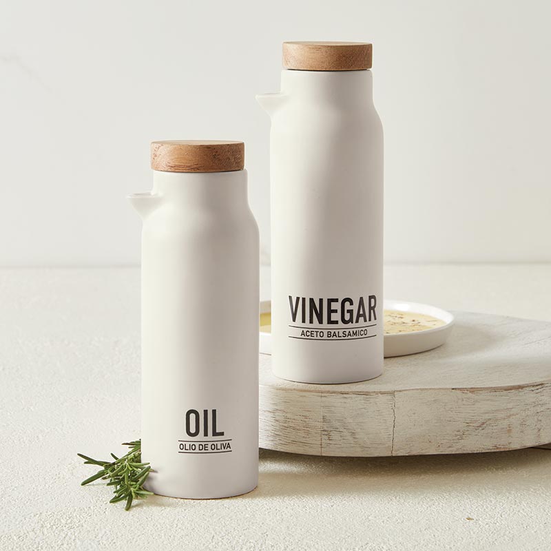 Matte Oil + Vinegar Bottles  Creative Brands   
