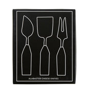 Alabaster Cheese Knives - Set  Creative Brands   