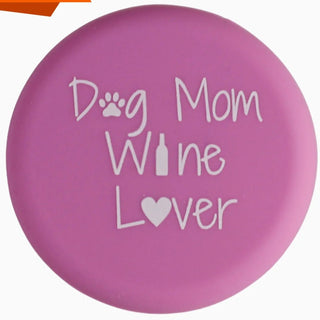 Dog Mom Wine Lover Wine Cap Capabunga