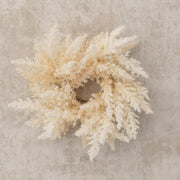Pampas Grass Candle Ring  K&K Cream  
