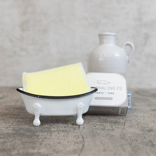 White Bathtub Soap Dish  PD Home   