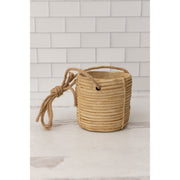 Faux Rattan Hanging Planter  PD Home   