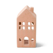Holiday Pink Ceramic Incense Townhouse - Persimmon Chestnut Paddywax Winter Scents Paddywax   