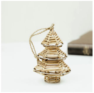 Natural Rattan Tree Ornament PD Home